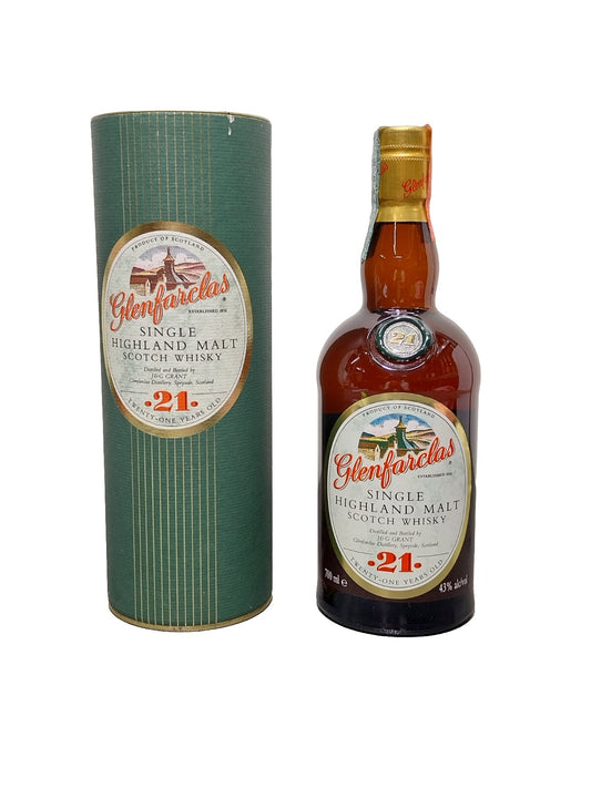 Whisky Glenfarclas 21 Years Old Single Highland Malt anni 90 bott.0.75 cl