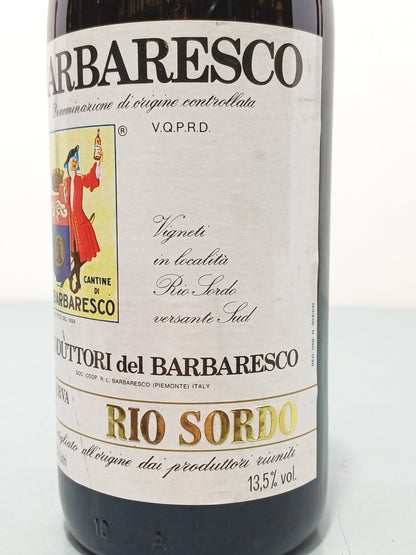 Barbaresco Rio Sordo Riserva 1979 Produttori Del Barbaresco bott.75 cl 13.5%