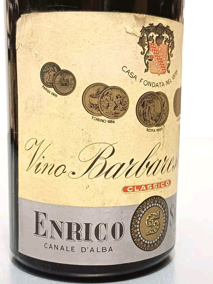Barbaresco Enrico Serafino  1958 bott..70 cl 13,5%