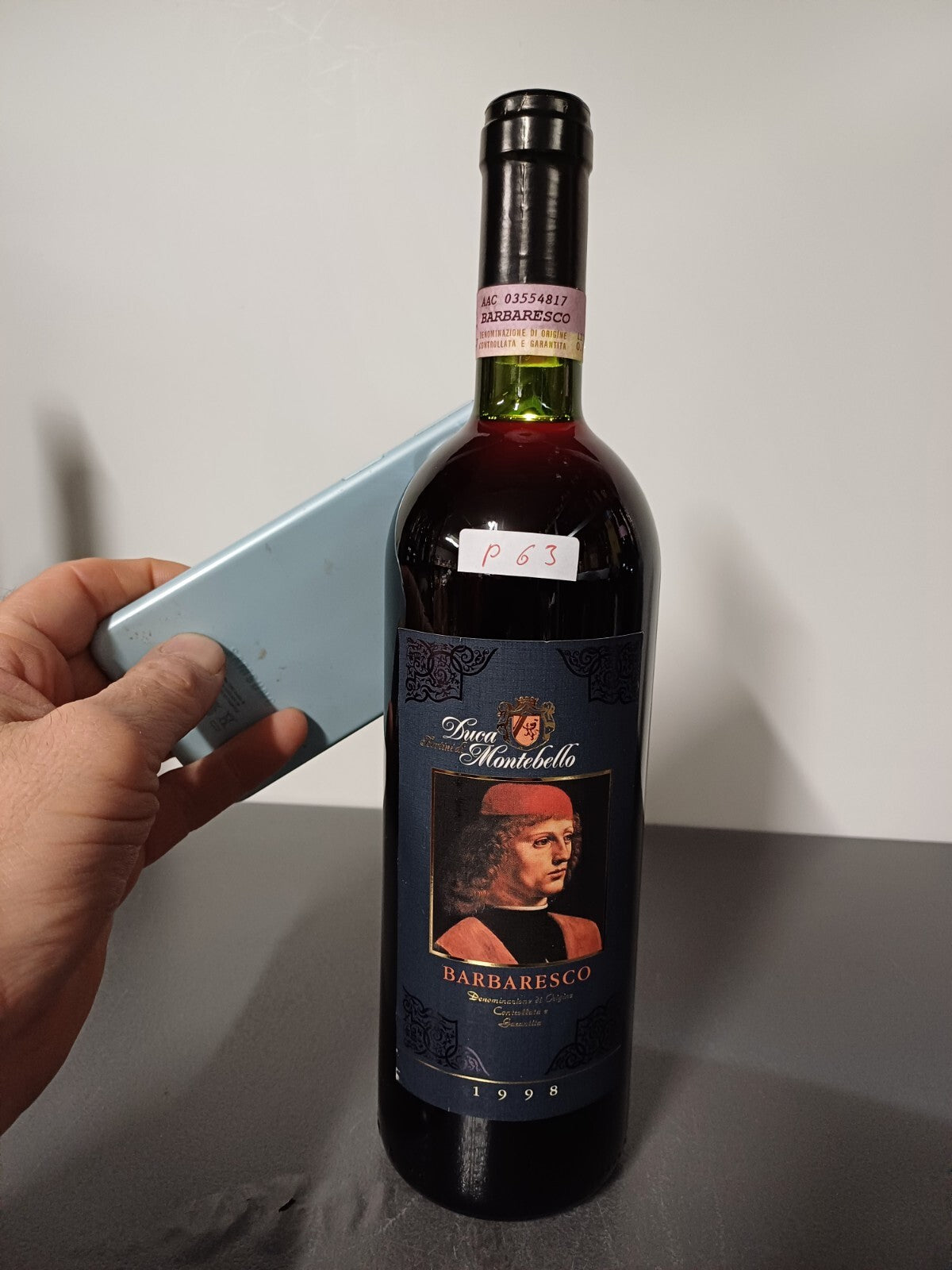 Barbaresco Duca Bortini Di Montebello 1998 bott. 75 cl 13,5%