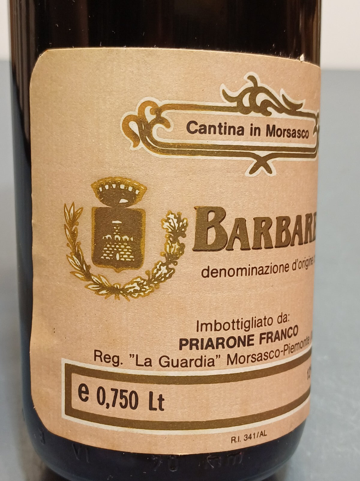 Barbaresco Priarone Franco 1981 bott. 75 cl 13%