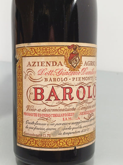 Barolo Giacomo Damilano 1961 bott. 72 cl 13,5%