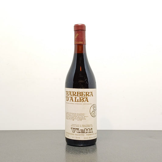 Barbera d'Alba 1978 Bussia Castiglione Falletto Vietti.75 cl 13.3%