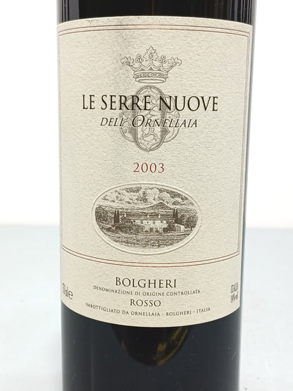 Ornellaia Le Serre Nuove 2003 Tenuta Dell Ornellaia Bolgheri bott.75 cl 14%