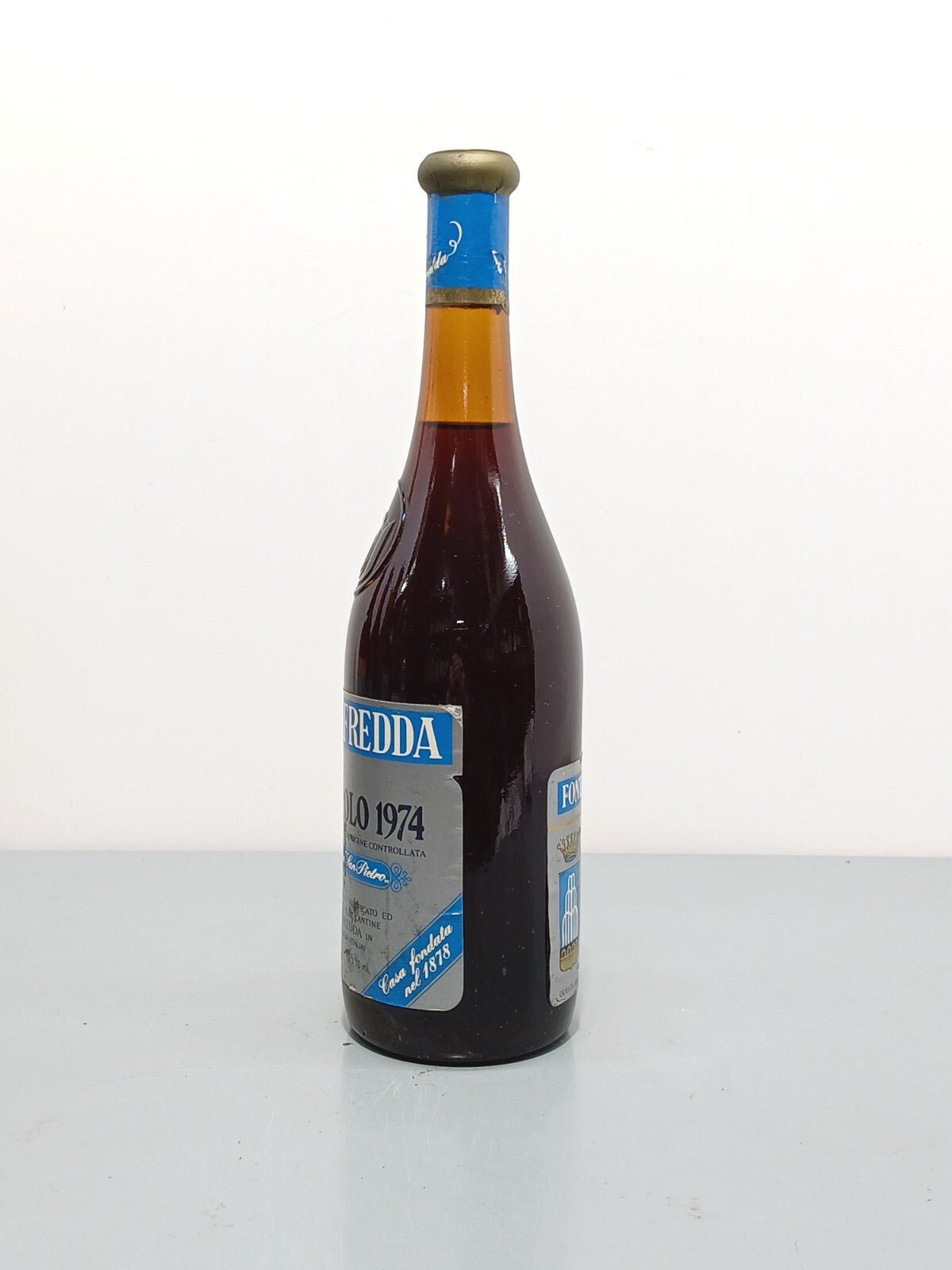Barolo Fontanafredda Riserva Speciale 1974 Vigna San Pietro bott.75 cl 13.5%