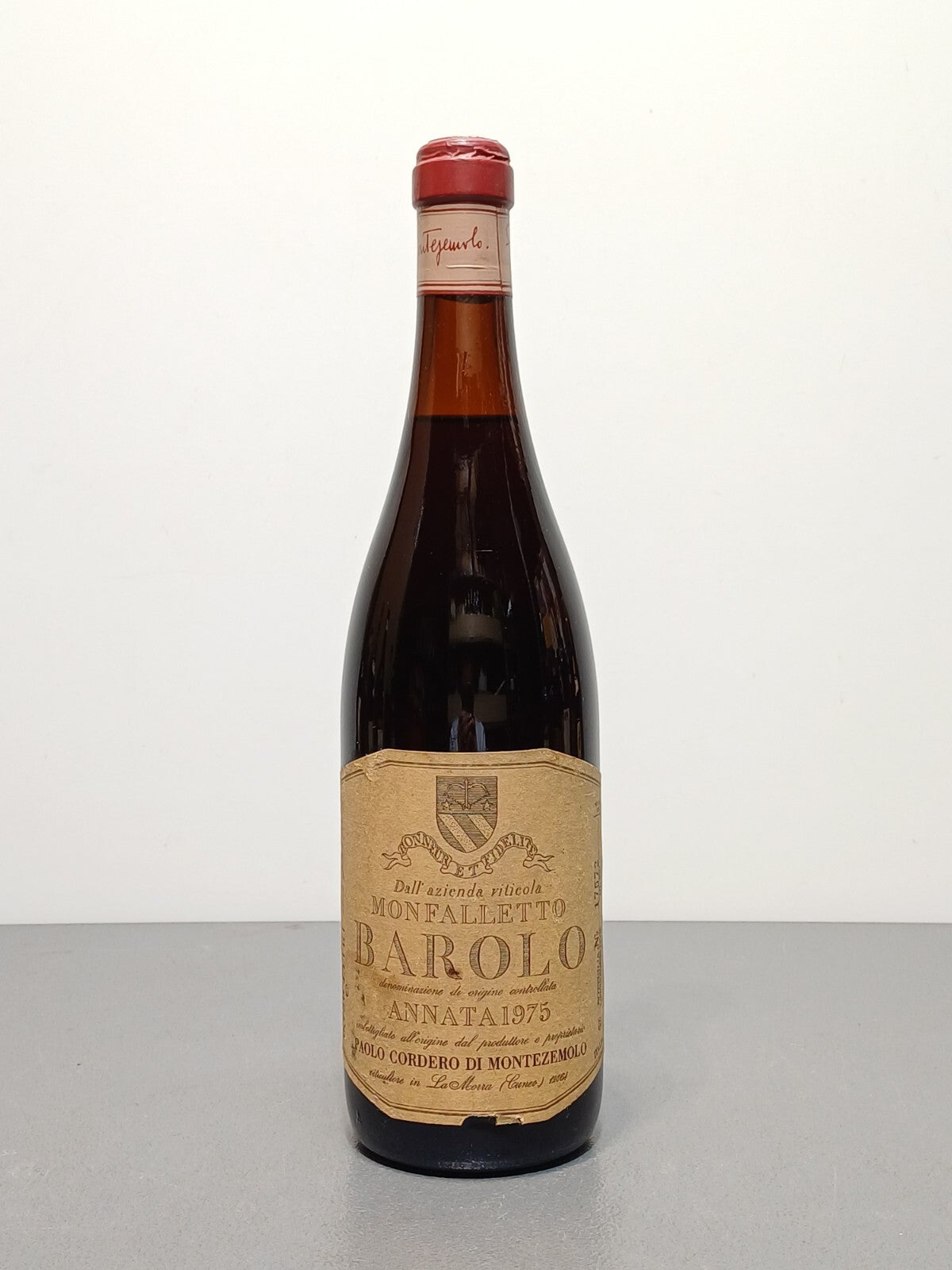 Barolo Paulo Cordero Di Montezemolo 1975 Monfalletto bott.75 cl 13%