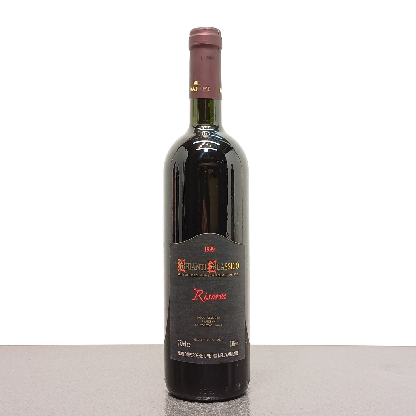 Banfi Montalcino 1999 Riserva Chianti Classico bott. 75 cl 13%