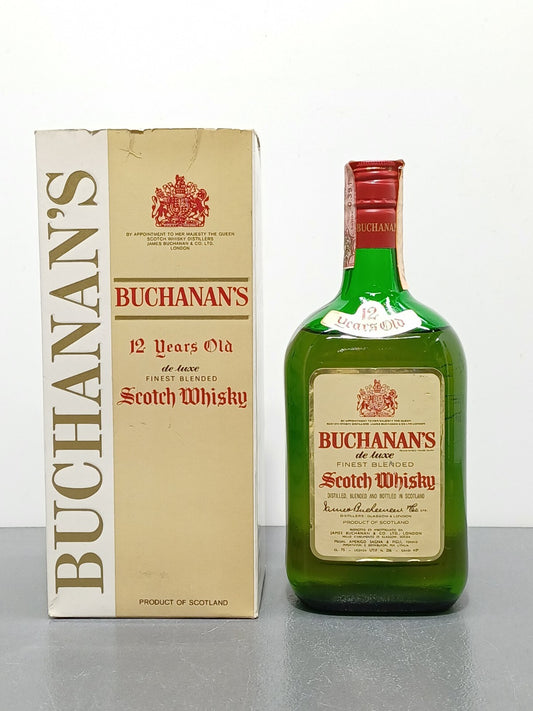 Whisky Buchanan's 12 Years Old De Luxe 1970s bott.75 cl 40%