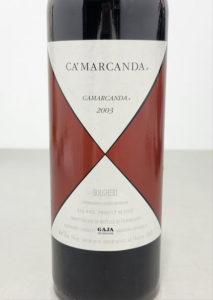 Gaja Ca' Marcanda 2003 Angelo Gaja 6 Bottle Cassa in Legno bott.75 cl 14%