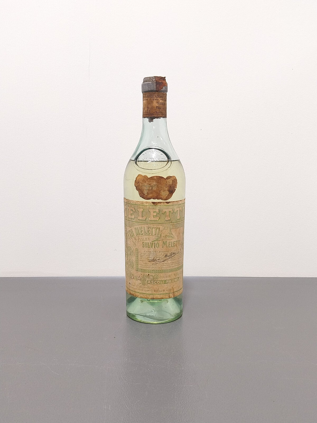 Anisetta Silvio Meletti 1920s Liquore Ascoli Piceno bott. 80 cl 34%