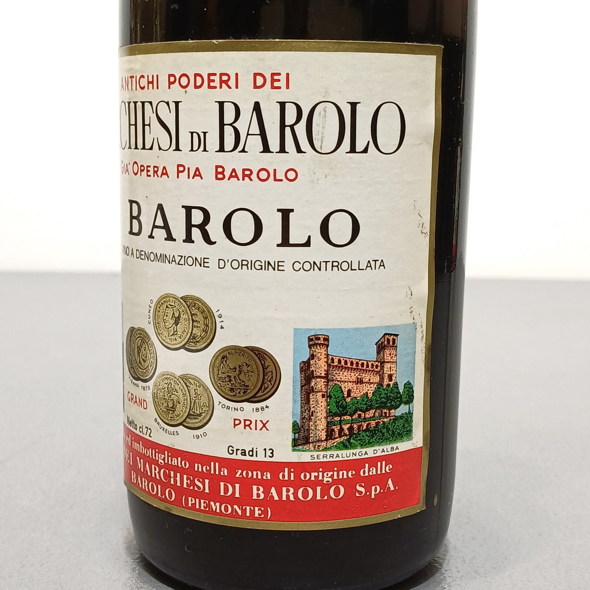 Barolo 1968 Marchesi di Barolo bott. 72 cl 13%