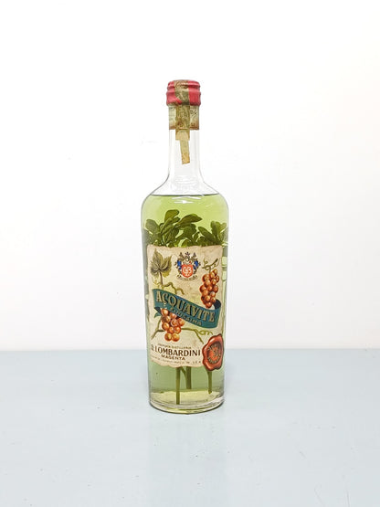 Grappa 1953 G. B Lombardini Acquavite Finissima 100 cl