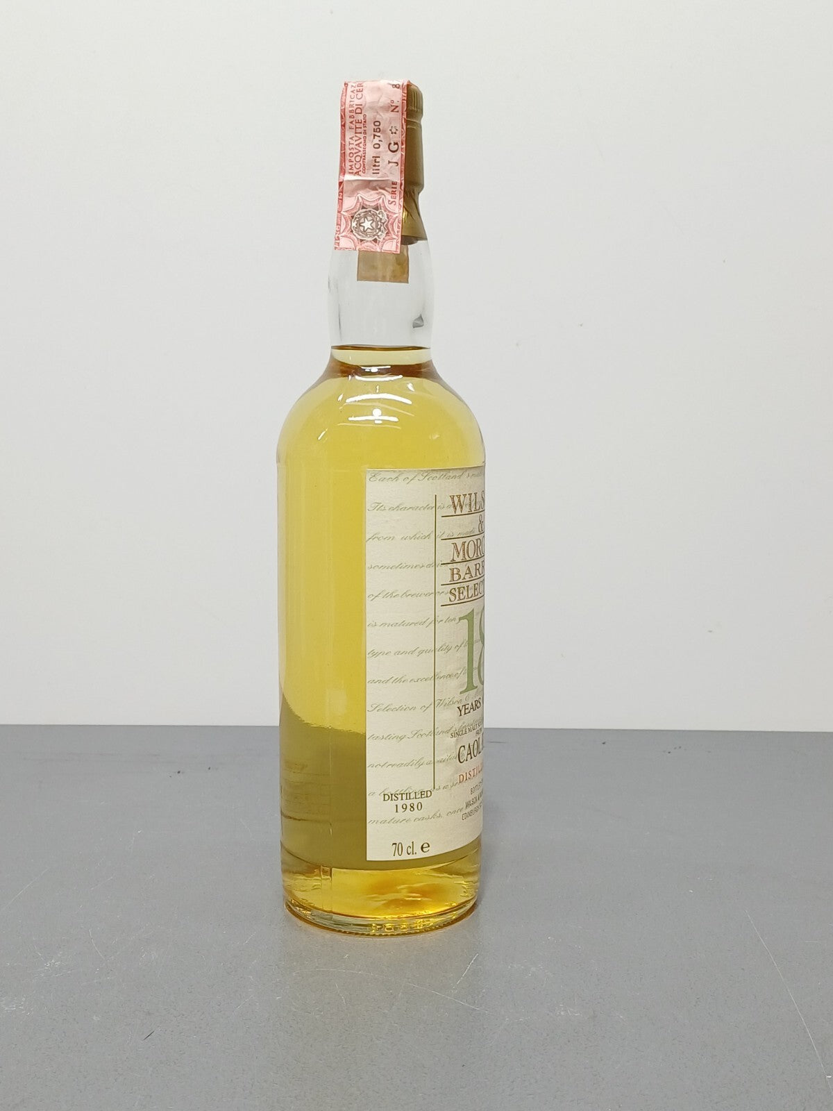 Whisky Coal ILa 1980 Wilson Barrel Selection 18 years b.70 cl Imbottigliato 1998