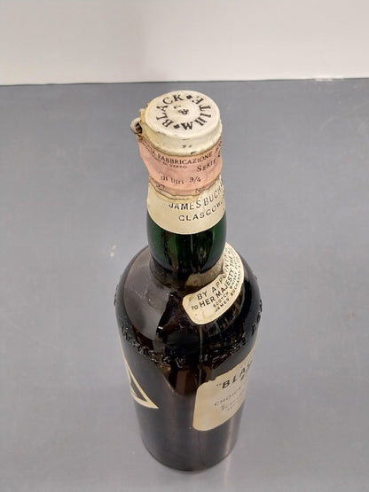 Whisky Black & White 1950s Spring Cap James Buchanan bott.75 cl