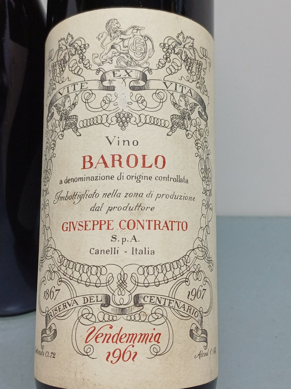 Barolo Contratto 1961 Riserva del Centenario bott.72 cl