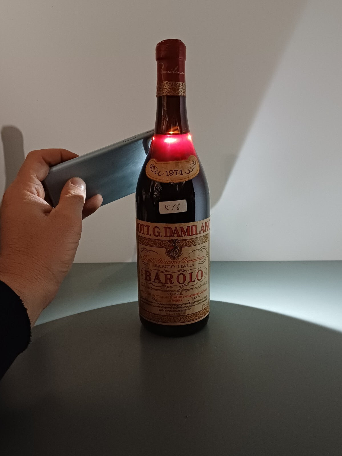 Barolo 1974 Giacomo Damilano bott.75 cl 13%