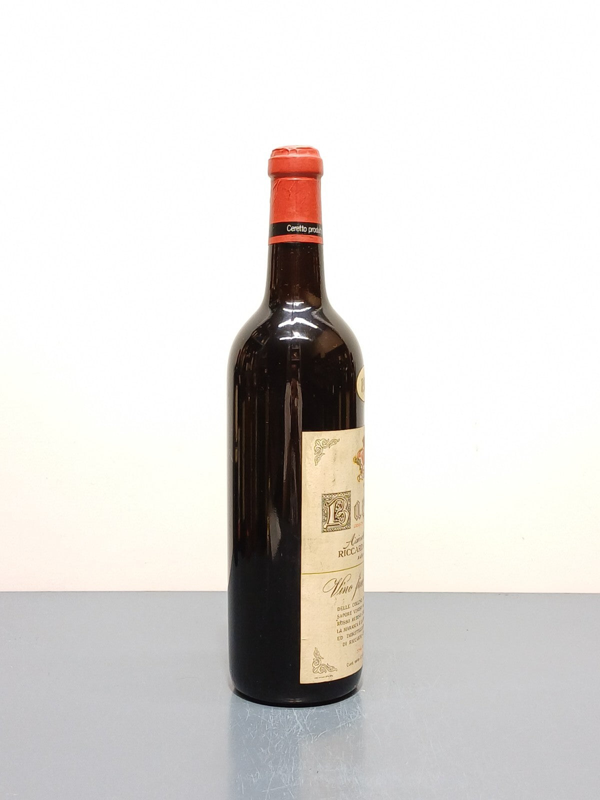 Barbera 1969 D'alba Riccardo Ceretto bott. 72 cl