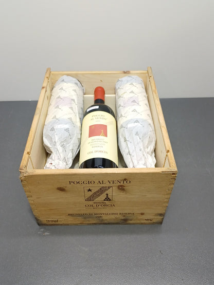 Col D'Orcia Riserva 1999 Poggio al Vento Brunello Di Montalcino 6 Bottiglie 75cl