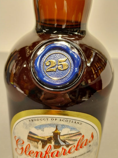 Whisky Glenfarclas 25 Years Old Single Highland Malt anni 90 bott.75 cl