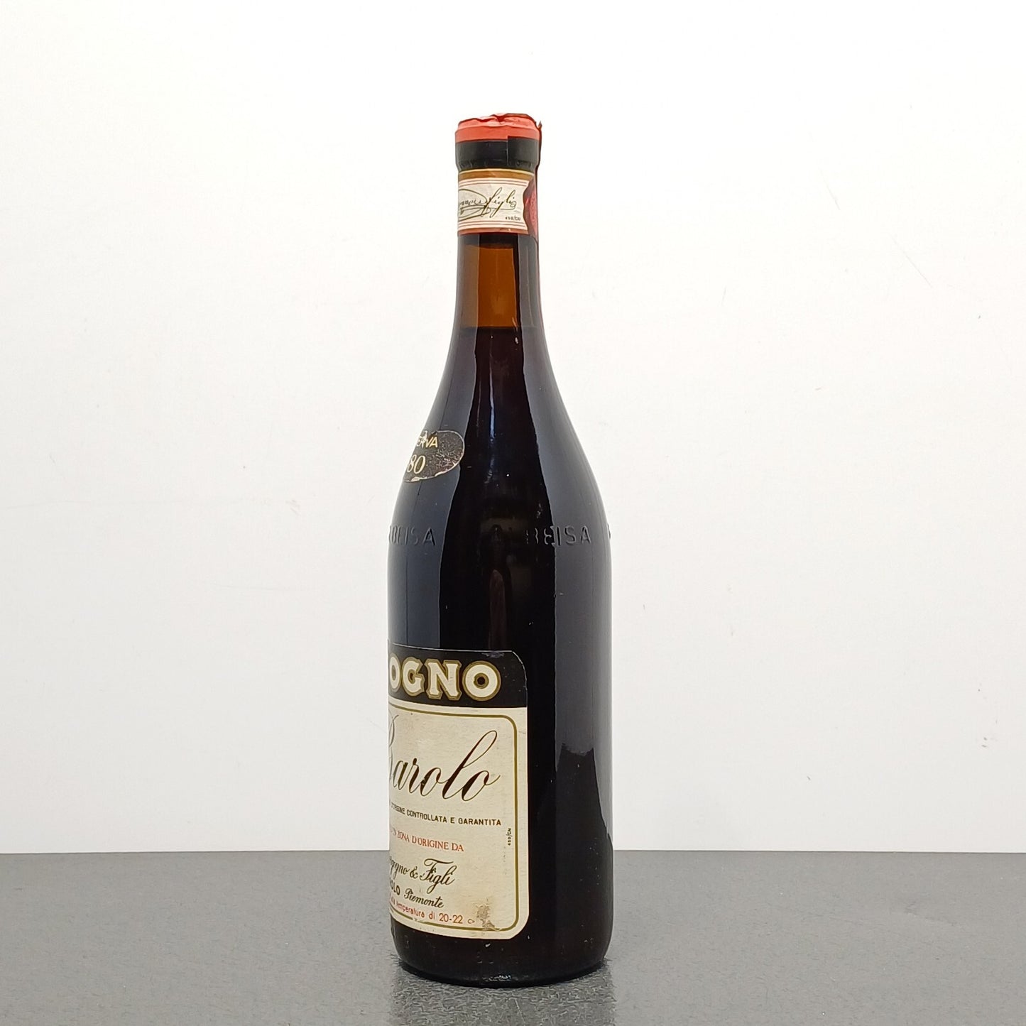 Barolo Borgogno 1980 Riserva bott.75 cl 13.5%