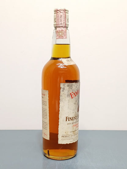 Whisky Famous Grouse Finest Scotch Whisky bott.0.75 cl anni 70