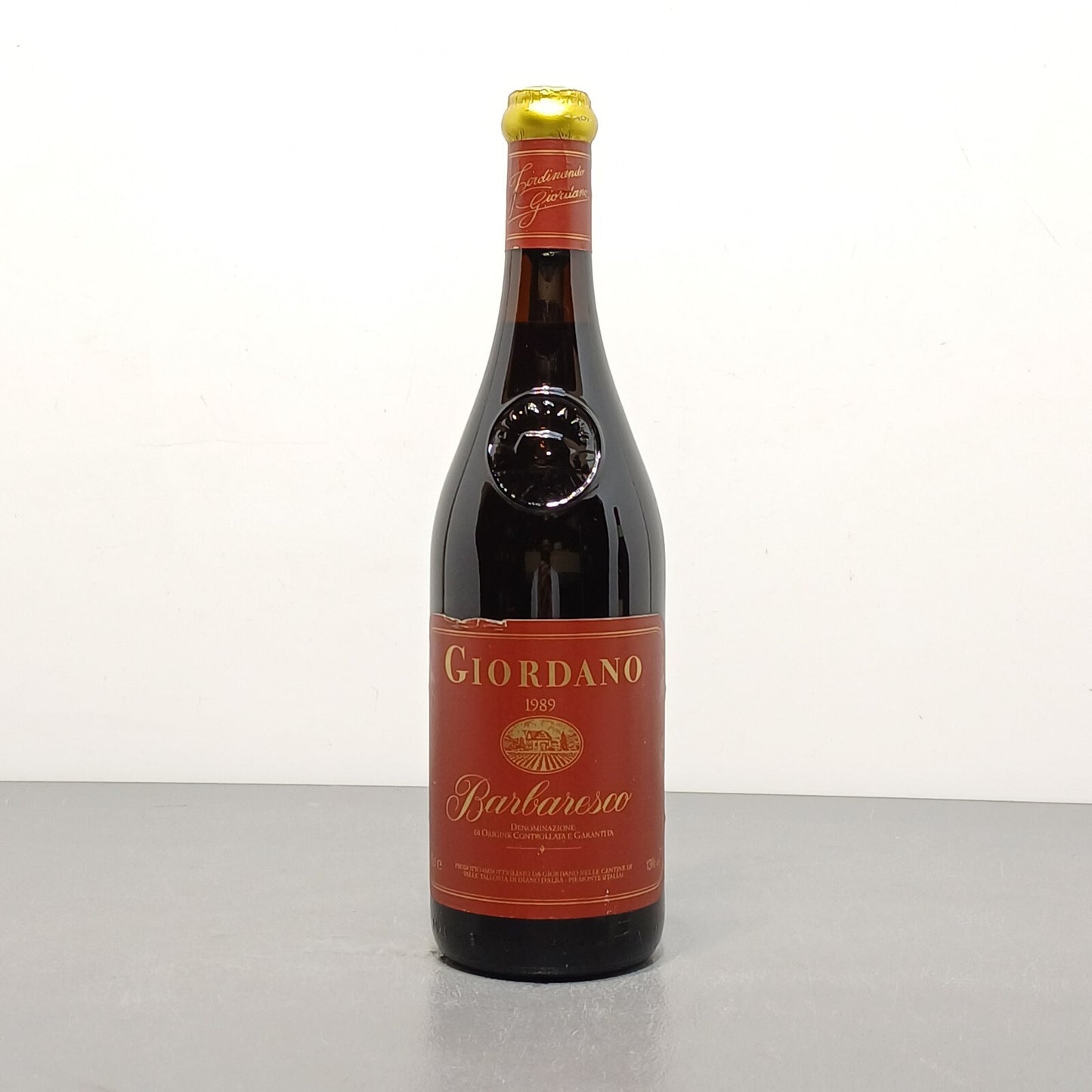 Barbaresco 1989 Giordano bott..75 cl 13%