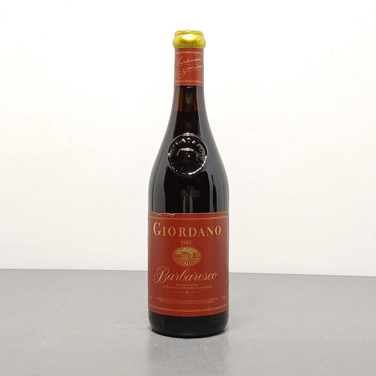 Barbaresco 1989 Giordano bott..75 cl 13%