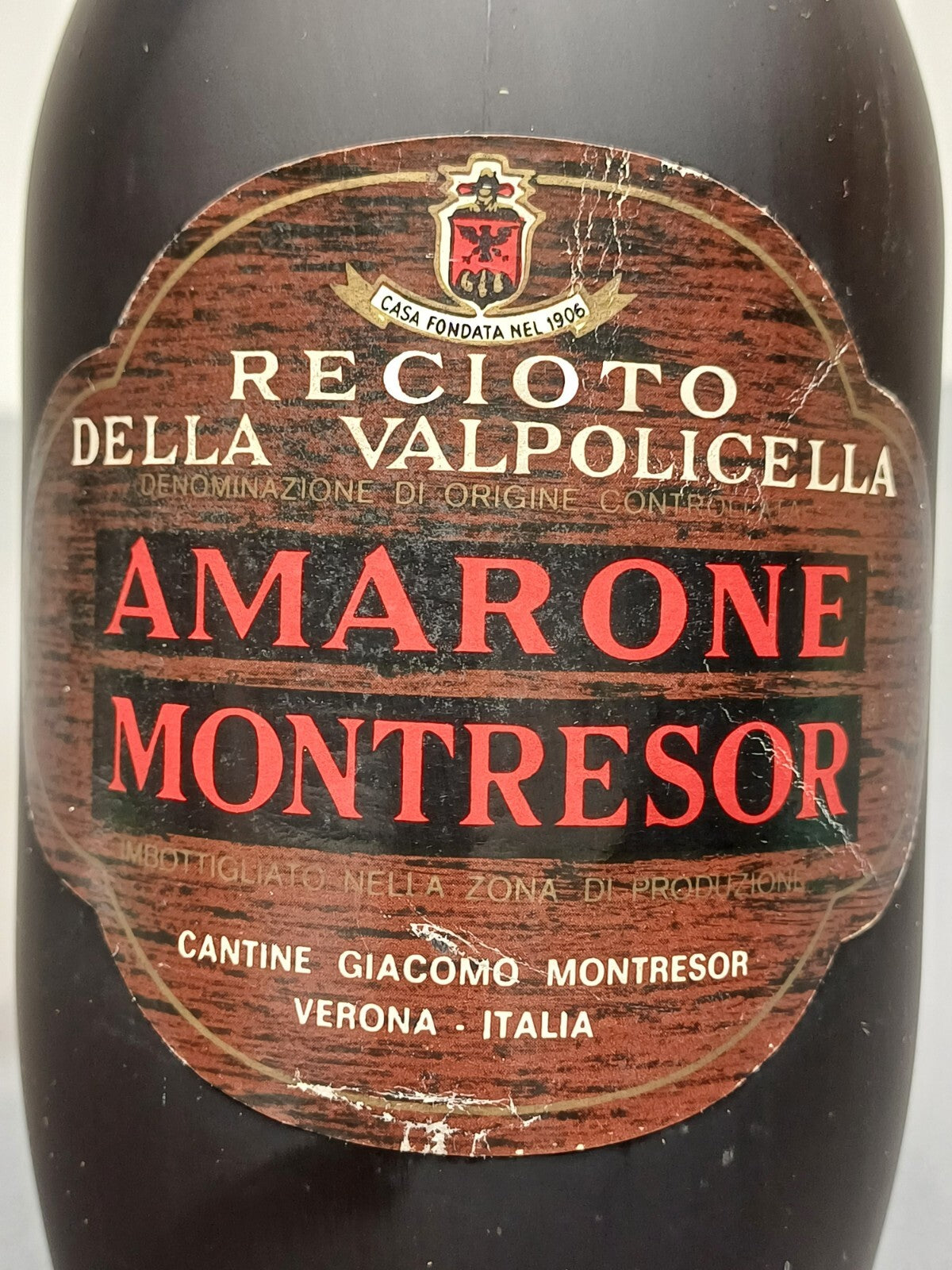 Amarone Montresor 1981 Recioto della Valpolicella Giacomo Montresor bott..75 cl