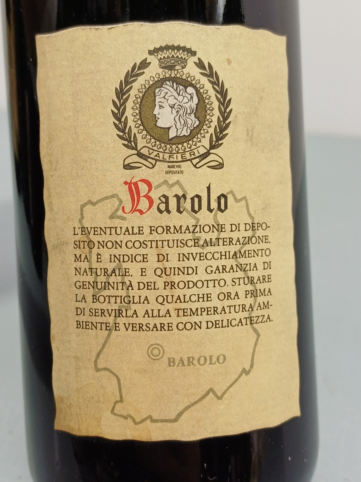 Barolo Valfieri Riserva 1967 bott. 72 cl 13,5%