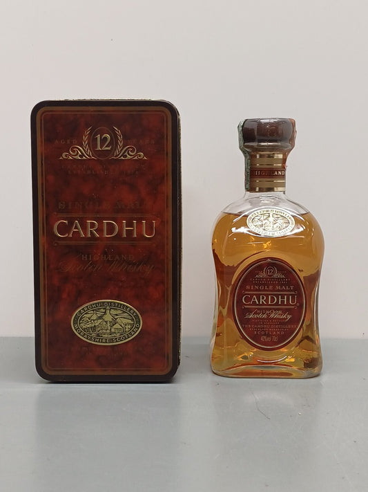 Whisky Cardhu 12 years 1990s Highland Single Malt Scotch Whisky bott.70 cl 40%