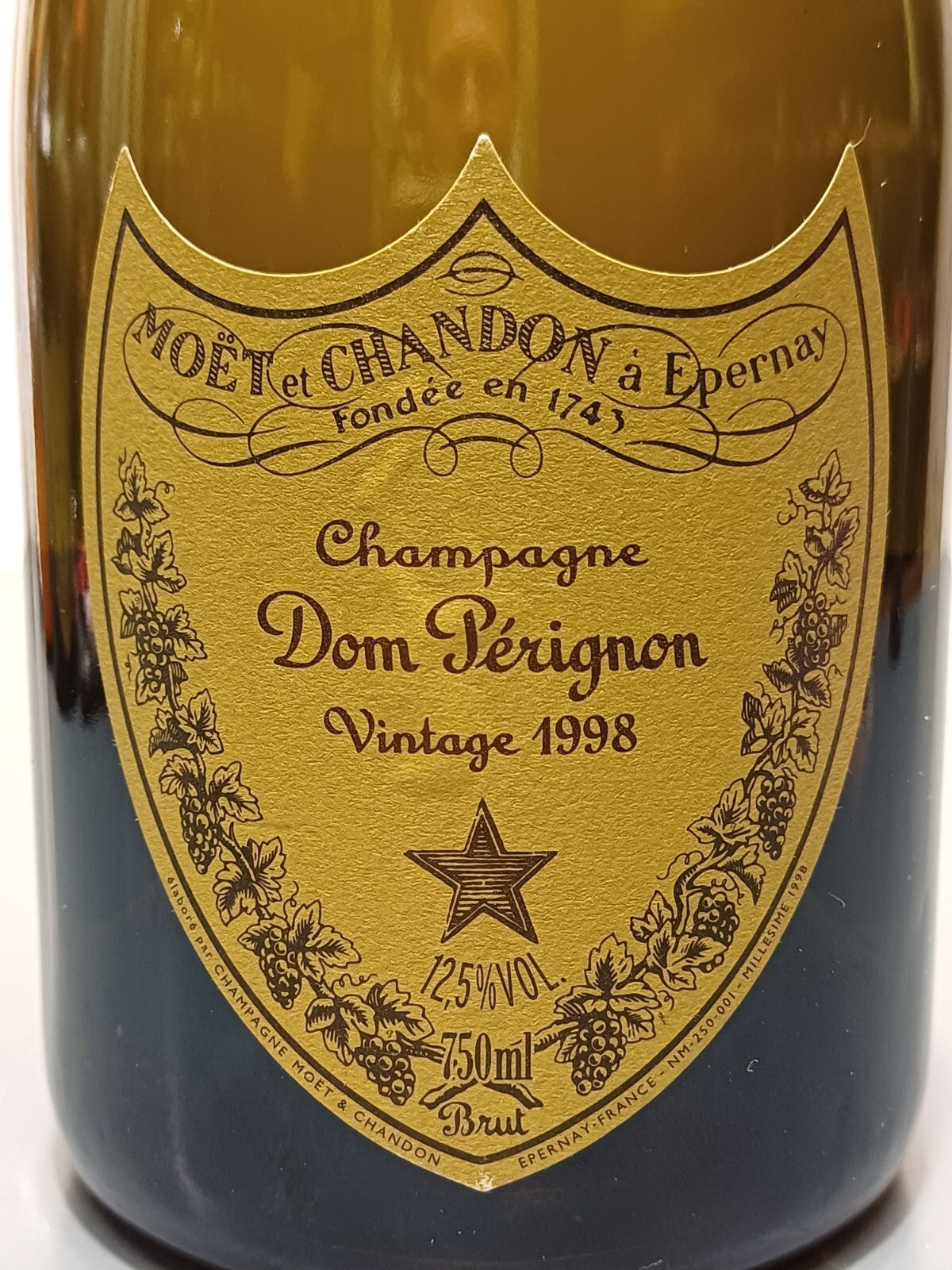 Dom Perignon 1998 Champagne Box 2 bottle. 75 cl 12.5%