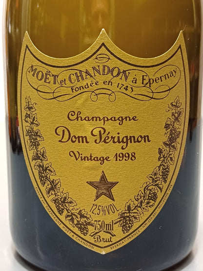 Dom Perignon 1998 Champagne Box 2 bottle. 75 cl 12.5%