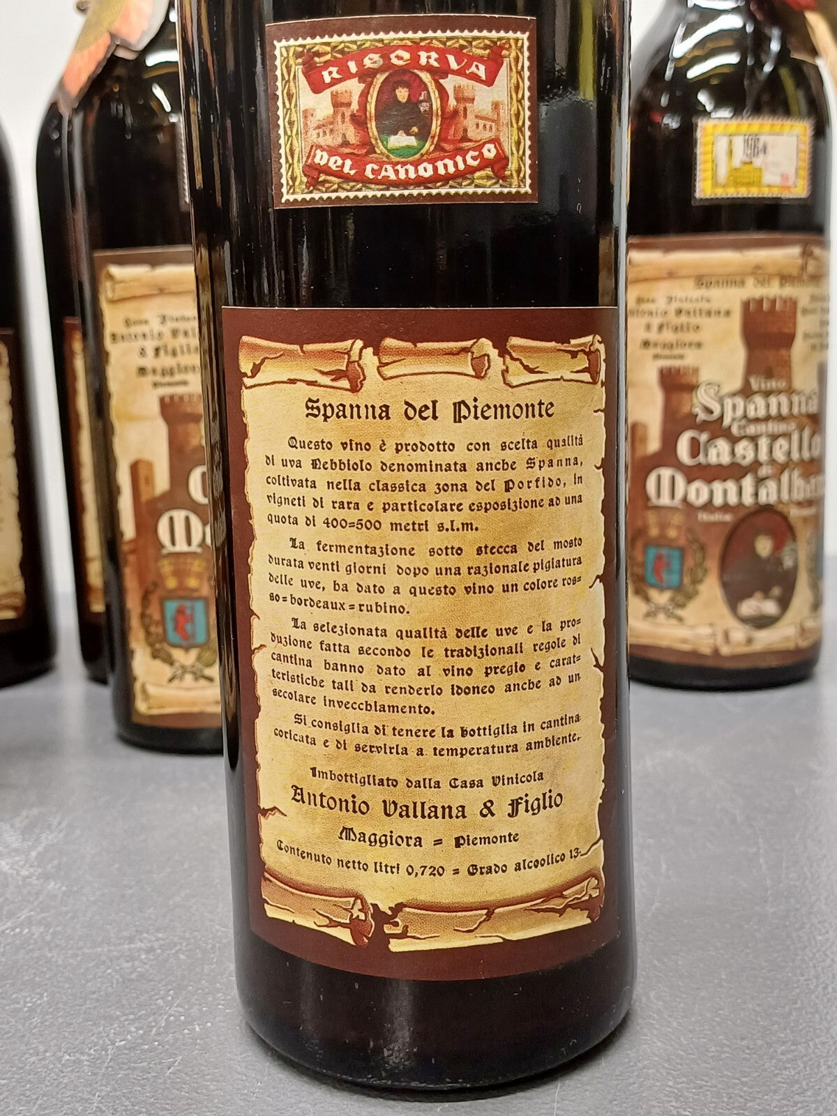 1x Spanna A. Vallana Cantina 1964 Castello Di Montalbano bott. 72 cl