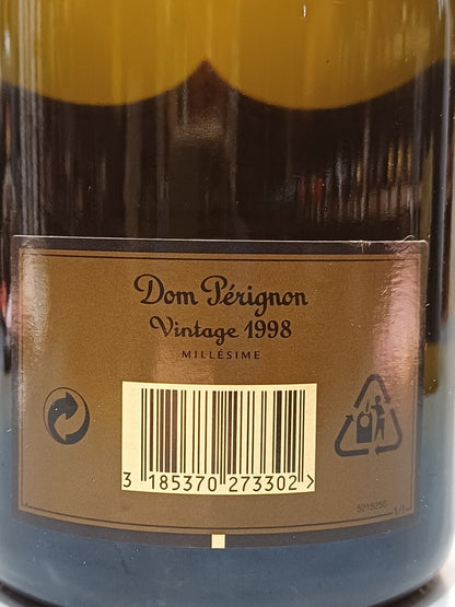 Dom Perignon 1998 Champagne Box 2 bott. 75 cl 12.5%