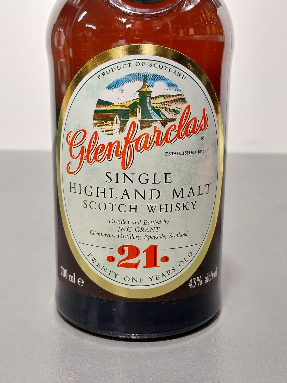 Whisky Glenfarclas 21 Years Old Single Highland Malt anni 90 bott.0.75 cl