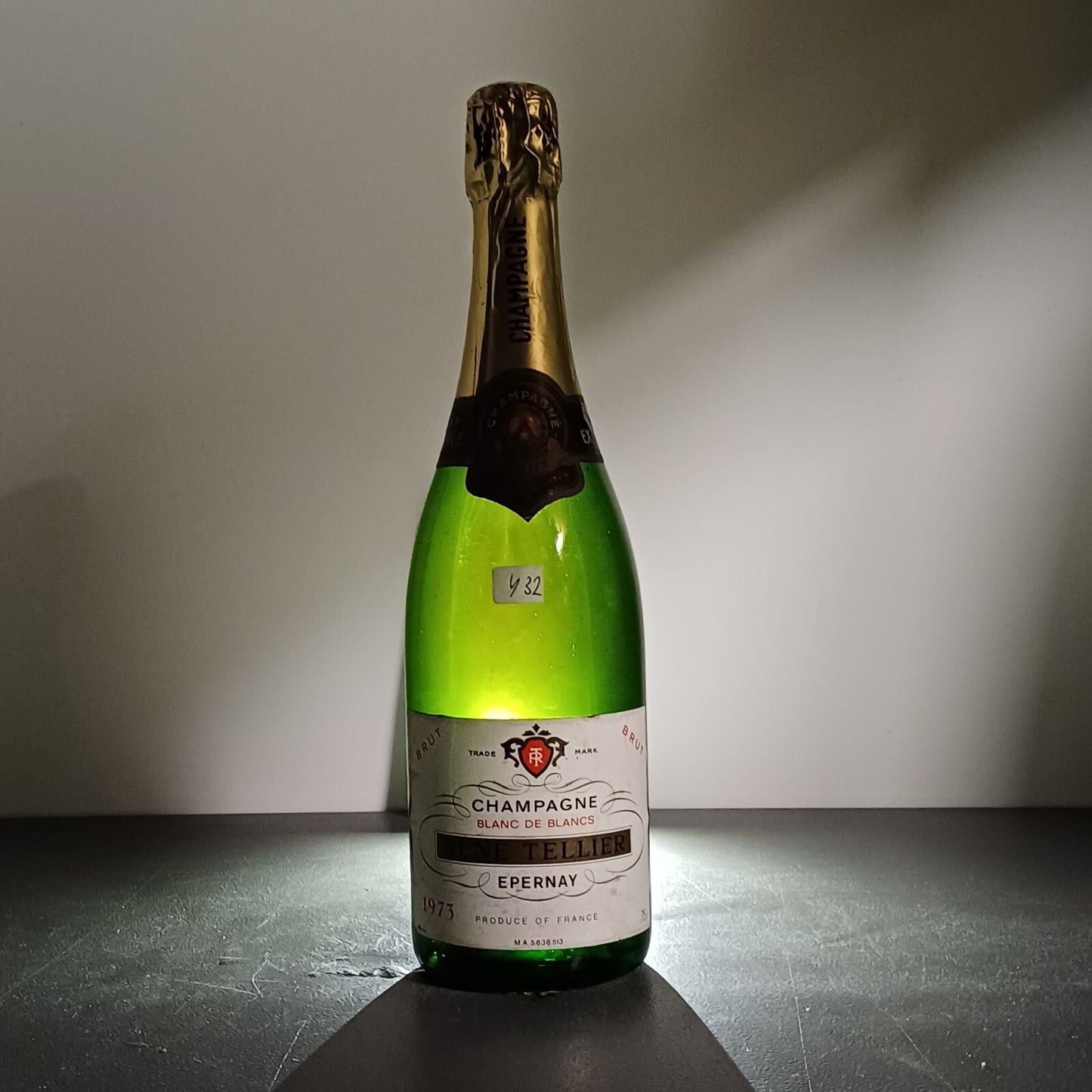 Champagne Trouillard 1973 ReneTellier Brut Blanc De Blancs Epernay bott. 75 cl