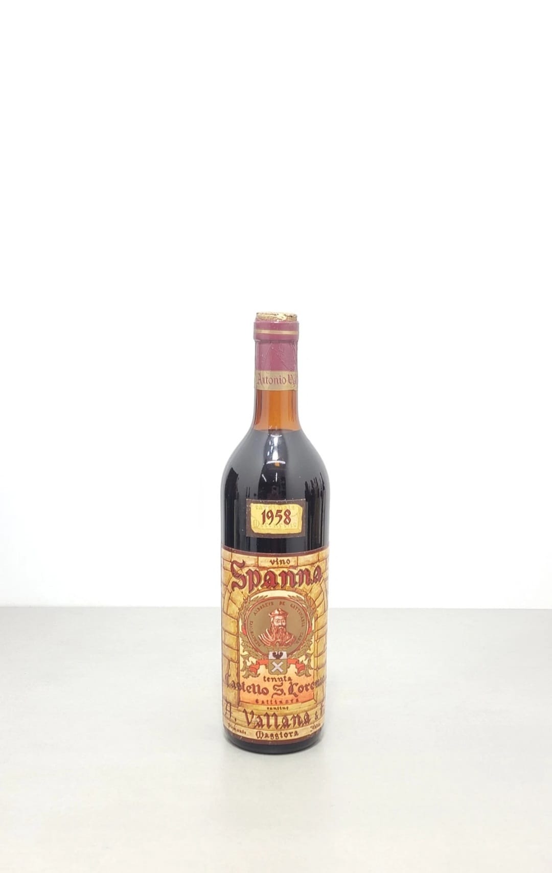 Lotto 6 bottles Barolo, Barbaresco, Spanna 1955/58/61