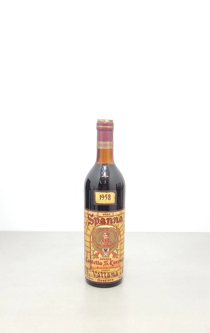 Lotto 6 bottles Barolo, Barbaresco, Spanna 1955/58/61