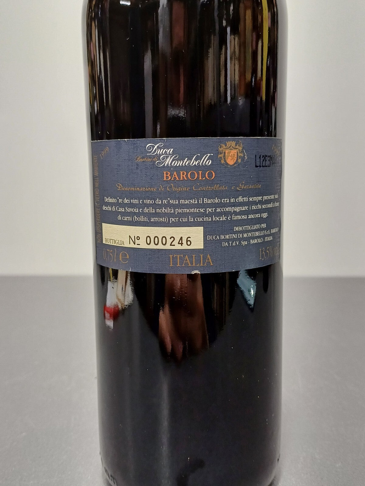Barolo Duca Bortini di Montebello 1998/1999/2003 - 75 cl