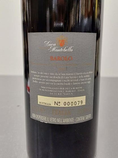 Barolo Duca Bortini di Montebello 1998/1999/2003 - 75 cl