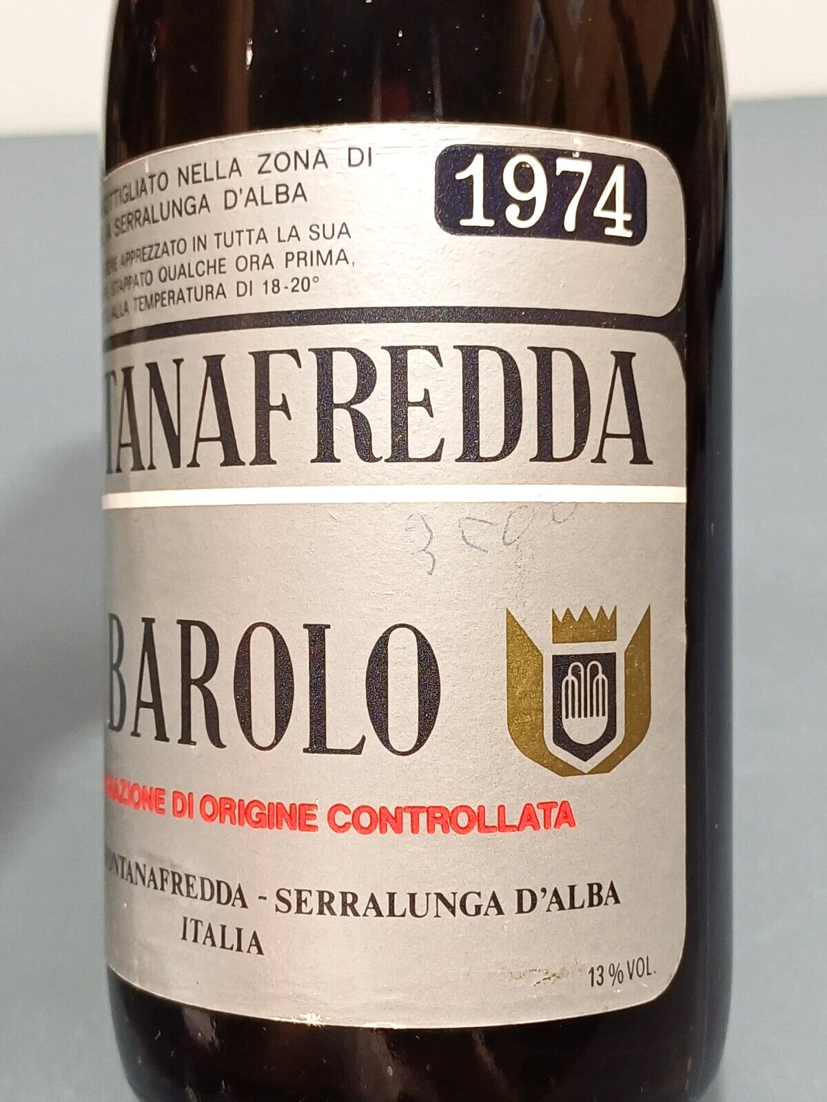 Barolo Fontanafredda 1974 Serralunga D'Alba bott.75 cl