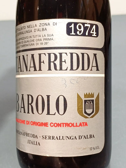 Barolo Fontanafredda 1974 Serralunga D'Alba bott.75 cl
