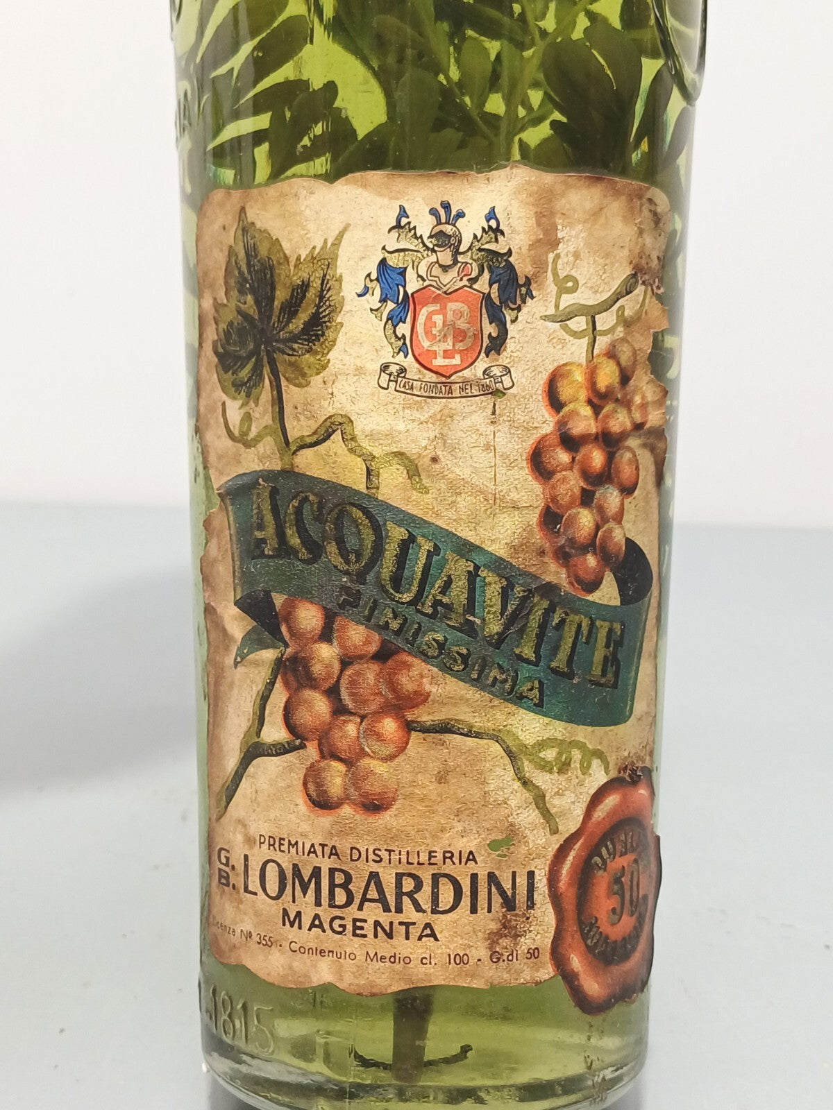 G.B. Lombardini Acquavite Finissima 1952 - 100 cl