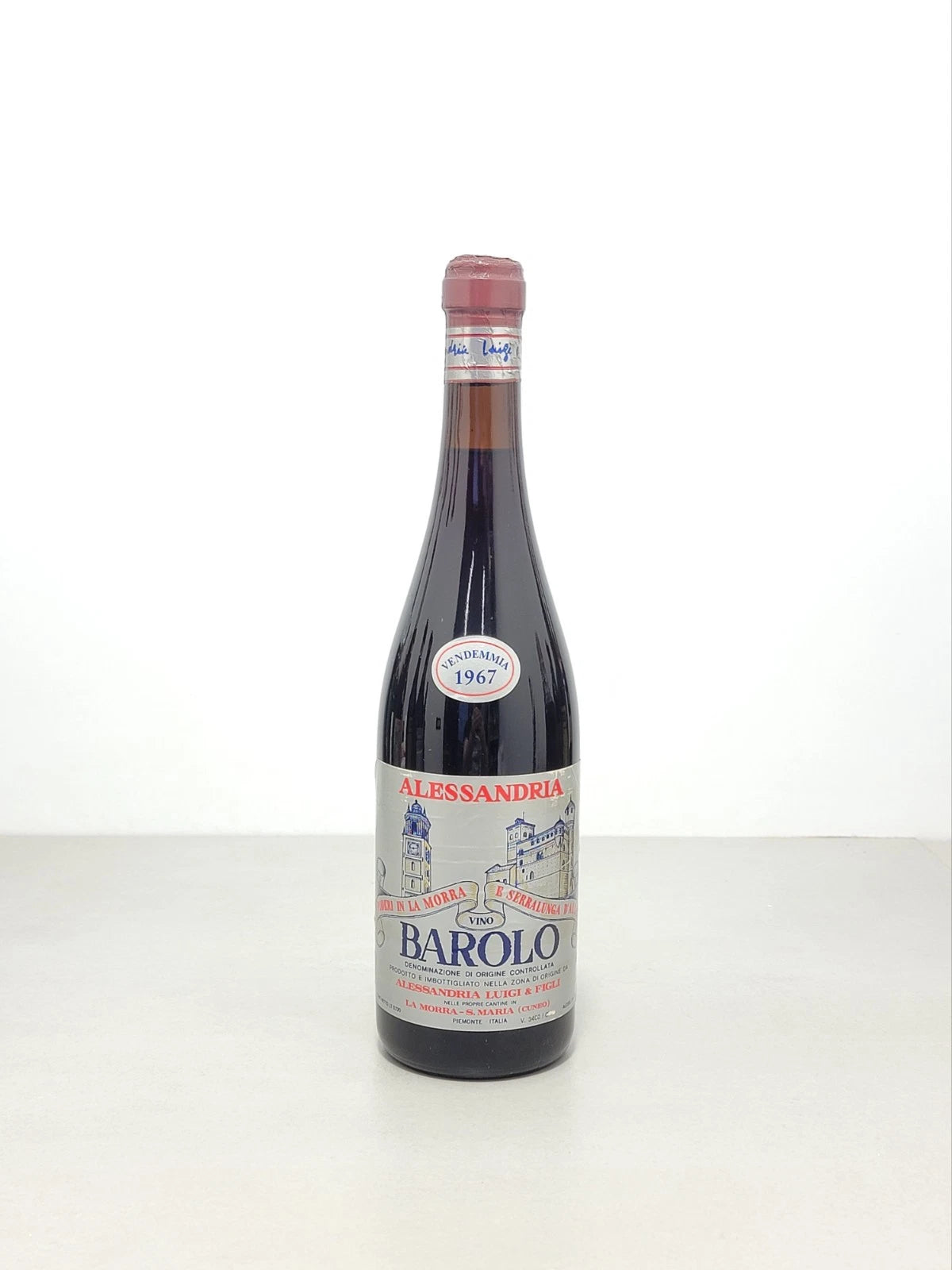 Barolo Alessandria Luigi 1967 Serralunga D'alba La Morra bott.72 cl 14%