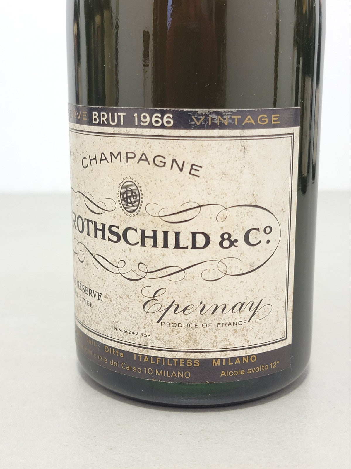 Champagne A. Rothschild & Co Grande Réserve 1966 - 77 cl