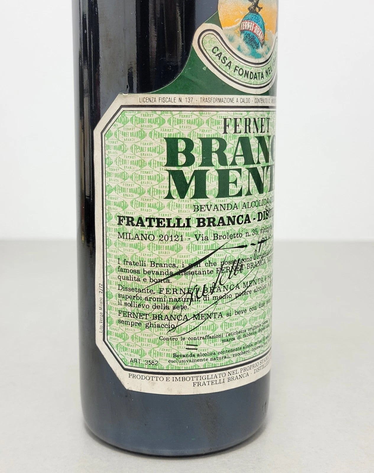 FERNET - Branca Menta 1972