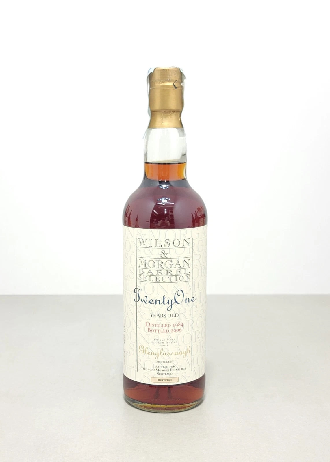 Whisky Glenglassaugh 21 years 1984 Imbottigliato 2006 Wilson & Morgan 70 cl 46%
