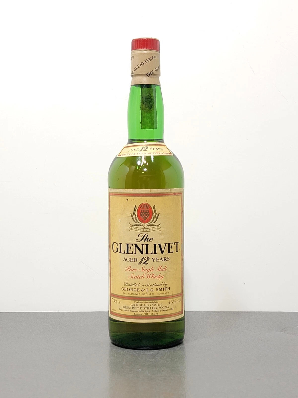 Whisky The Glenlivet 12 years anni 80 bott. 70 cl