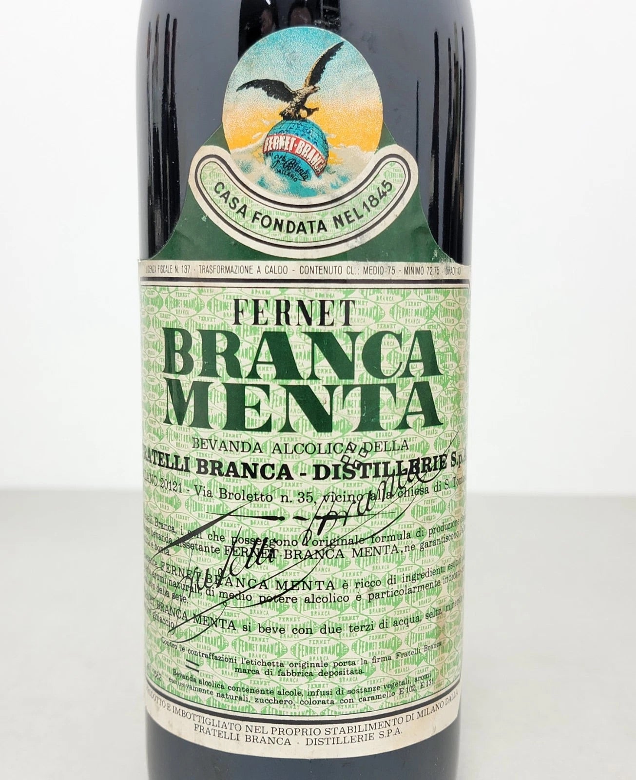 FERNET - Branca Menta 1972
