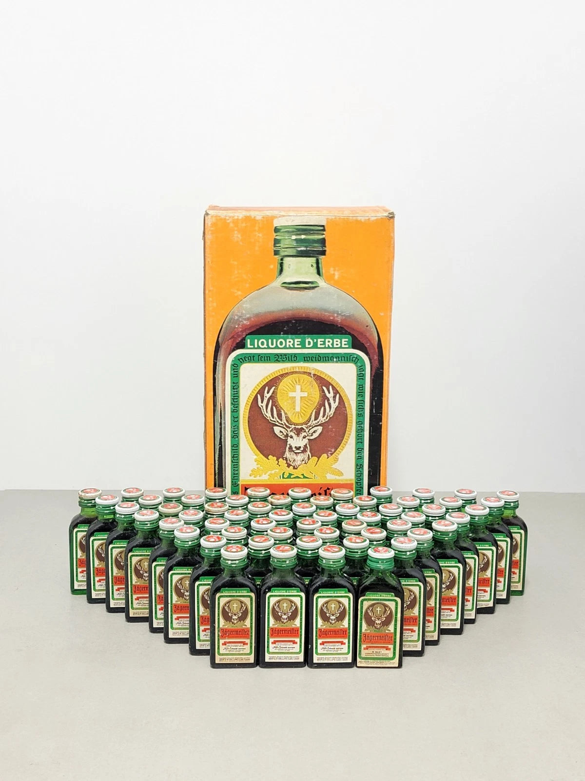 Amaro Jegermeister 1970s 60 bottle Mignon 4 cl 35%